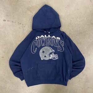 Vintage 80s Dallas Cowboys Artex NFL Hoodie Size XL